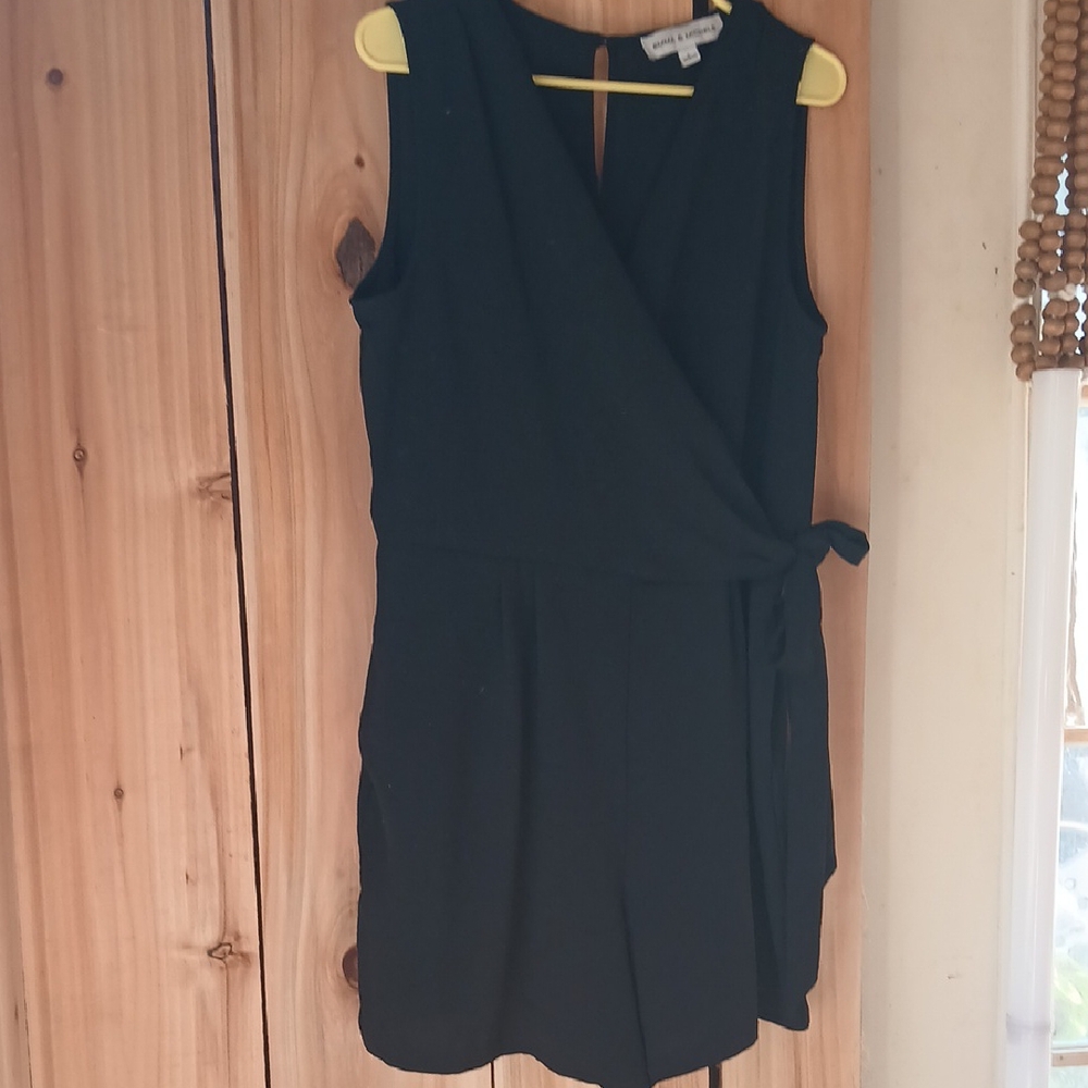 Emma & Michele Elegant Black High Low Dress